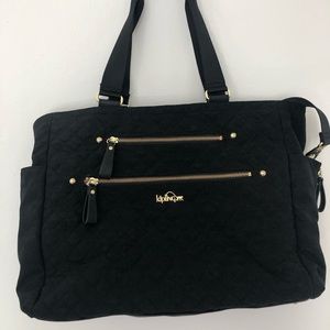 Kipling Limited Edition Quilted Diaper Bag - Black
